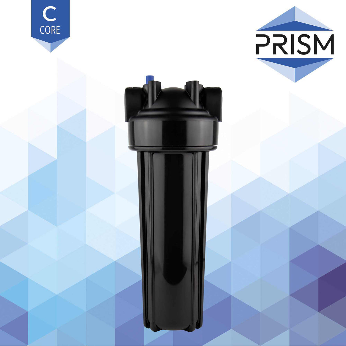 PRISM Filter Housing black durable filtration system.