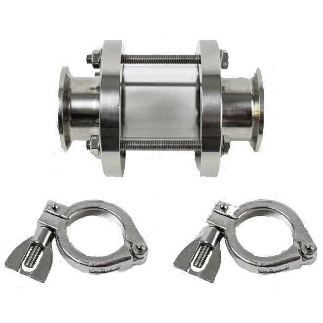 PSFH-SG-2 : SPECTRUM Inox Sanitary Sight Glass with Clamps 2" | GAPS Water Treatment