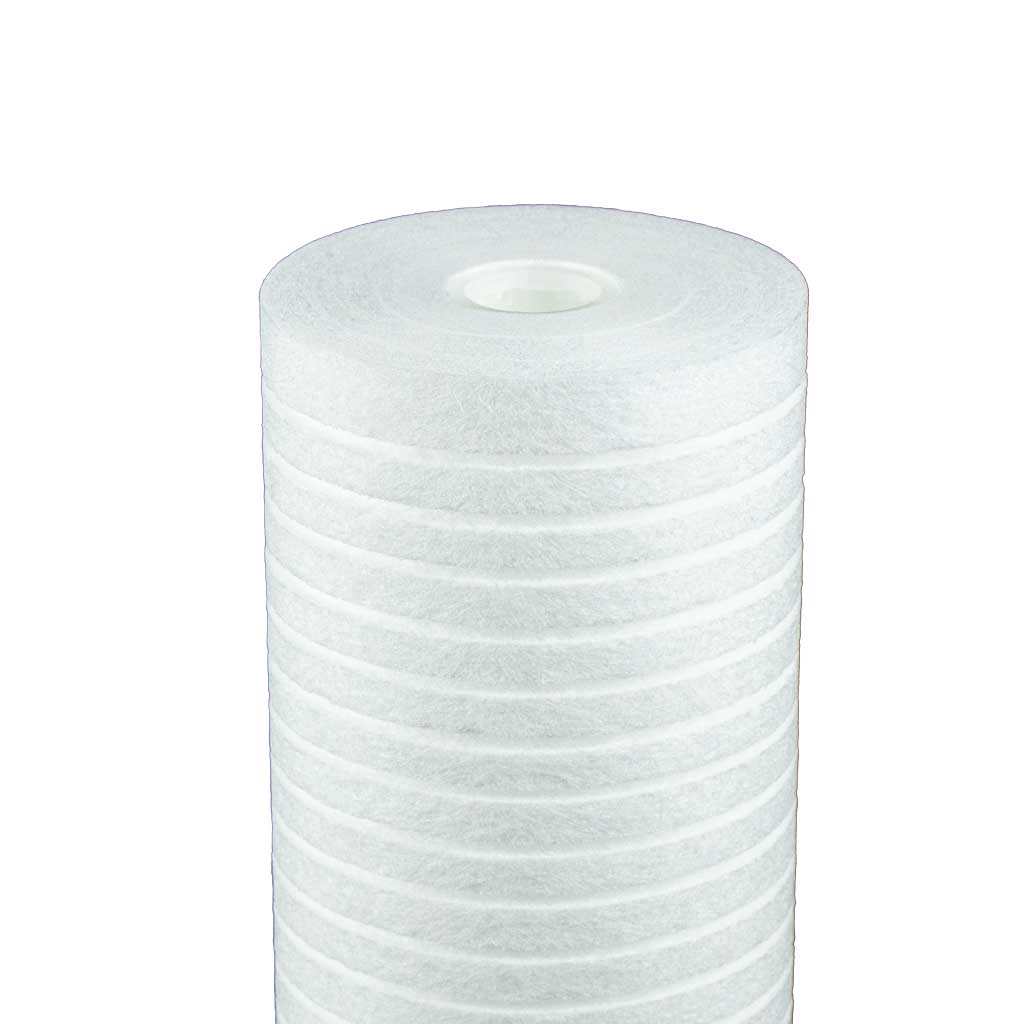 SPECTRUM PSP Premier spun bonded TruDepth polypropylene filtration cartridge with grooved design and flexible end caps