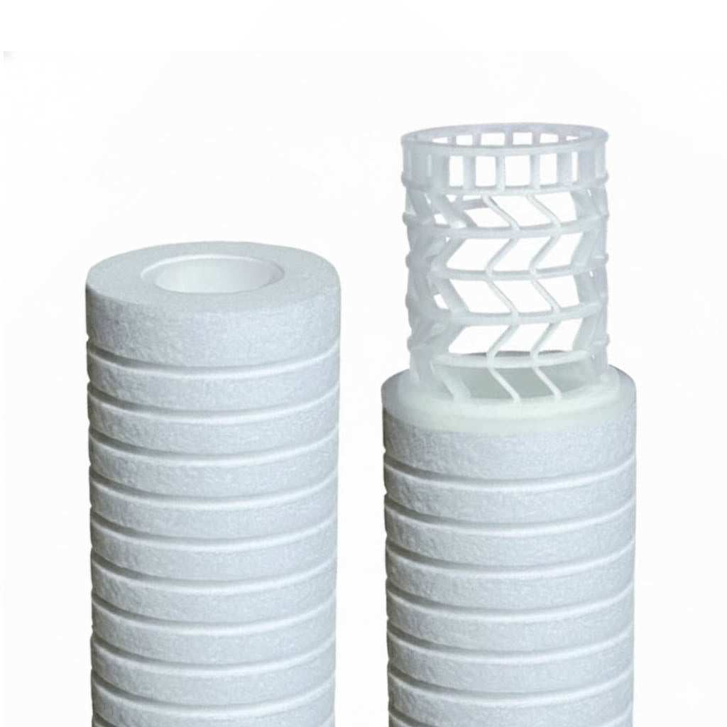 SPECTRUM PSP Premier spun bonded TruDepth polypropylene filtration cartridge with grooved design and multiple end-cap options