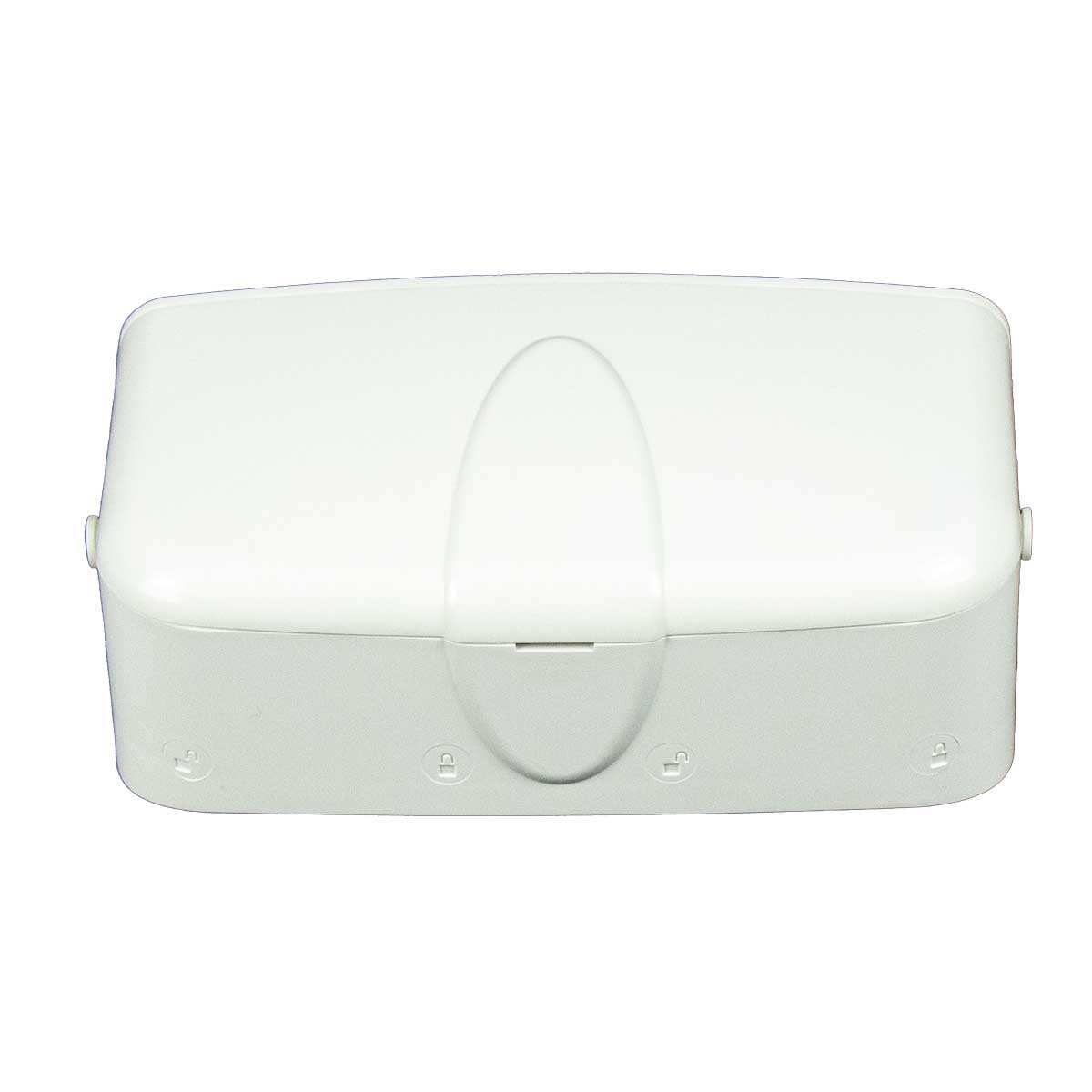 SPECTRUM PTL Twist-Lock Cartridge system with a smooth white plastic housing, rounded rectangular body and oval front latch.