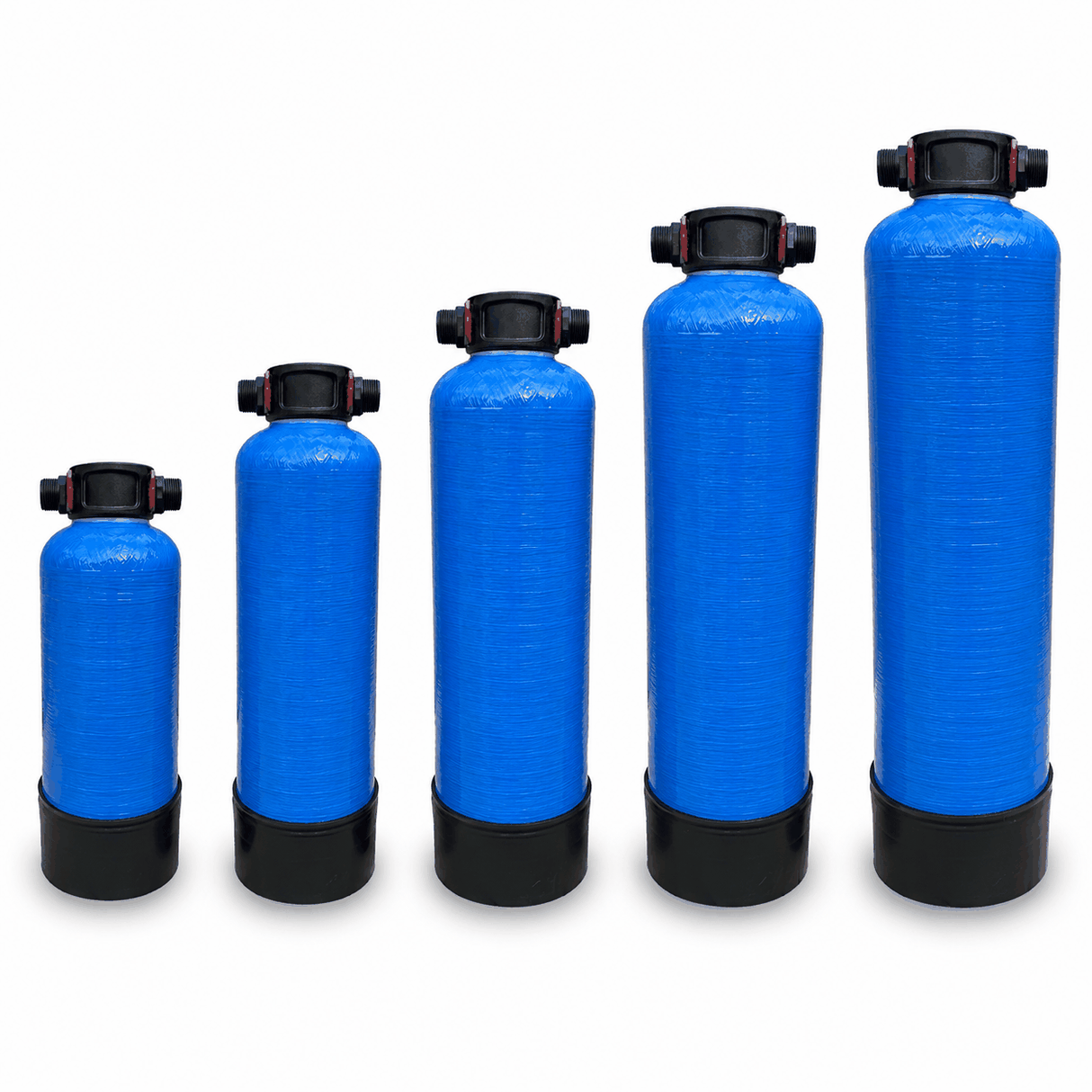 PWG Vessel with PWG Quick Connect Head 3/4" for water treatment, durable composite fiberglass design, and easy media refilling