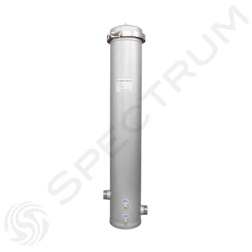 SPECTRUM Inox 5 x 40" Multi Round Stainless Steel Filter Housing 2" BSPM 240 lpm* | GAPS Water Treatment