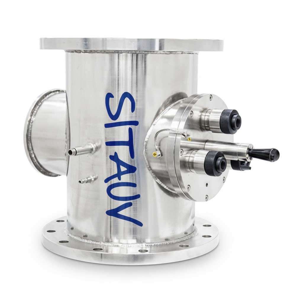 Sita SMP Medium Pressure Range UV System stainless steel water treatment unit with control panel