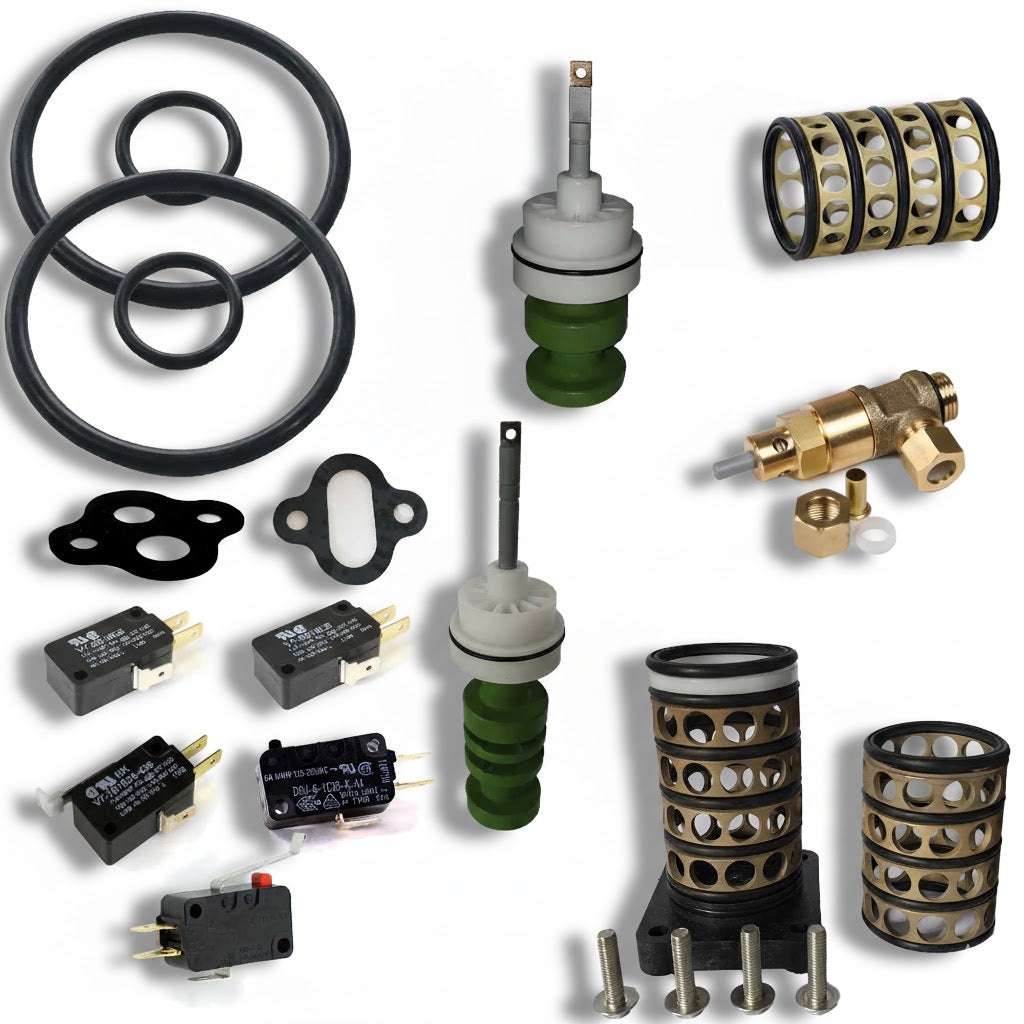 Fleck SP9500/1600 Softener Spares Kit components for water softener maintenance and repair