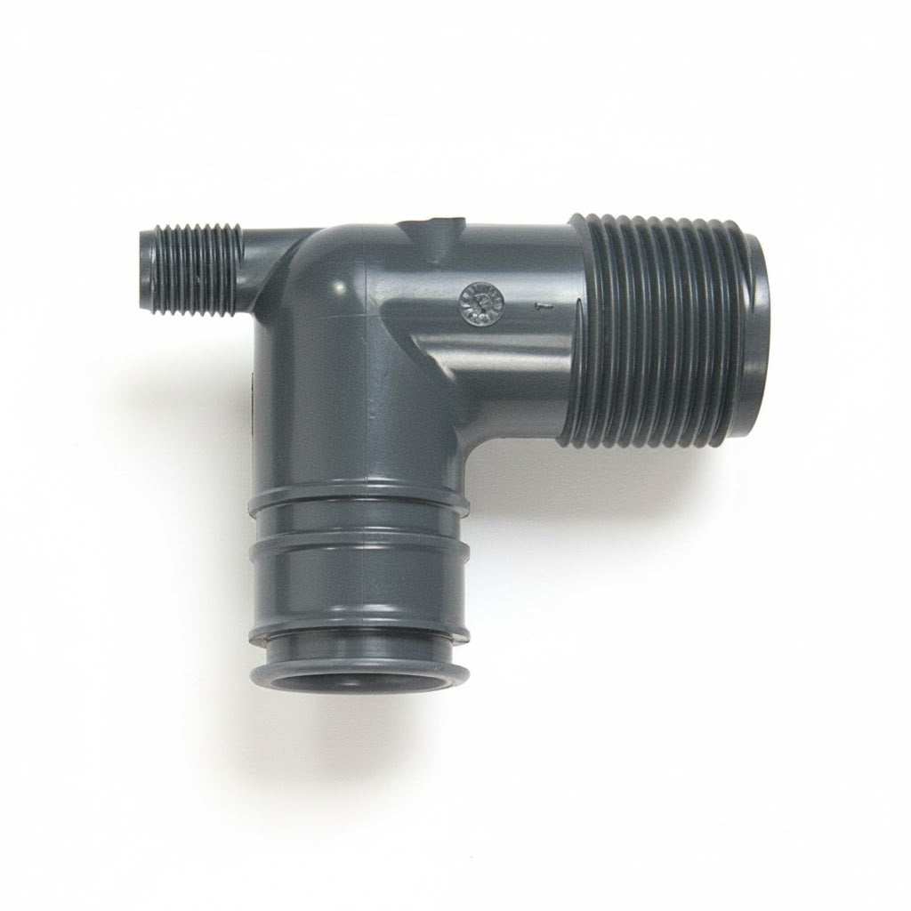 Clack V3149 WS1 Fitting 1" PVC Male NPT Elbow | GAPS Water Treatment