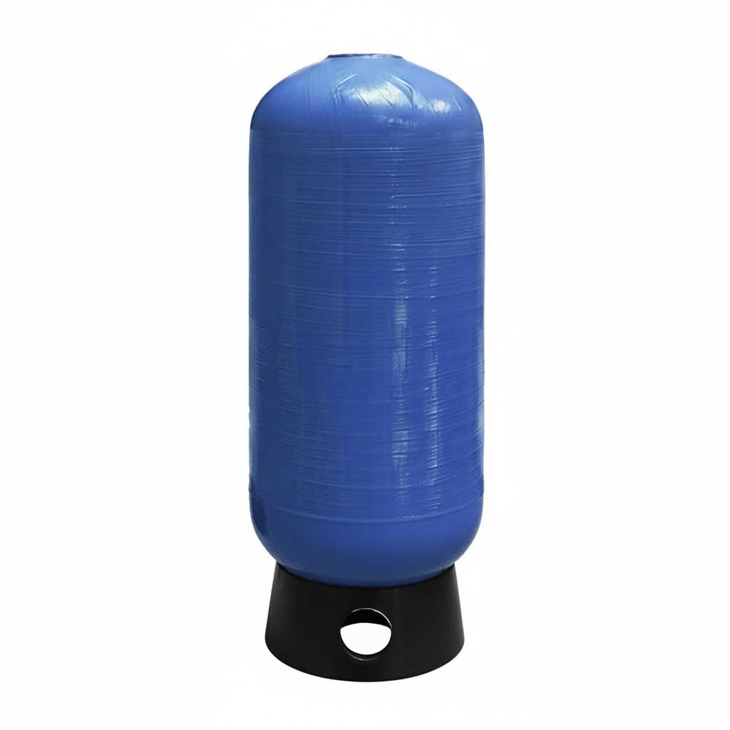 Composite Vessel 4" Threaded Top and Bottom Hole with Base