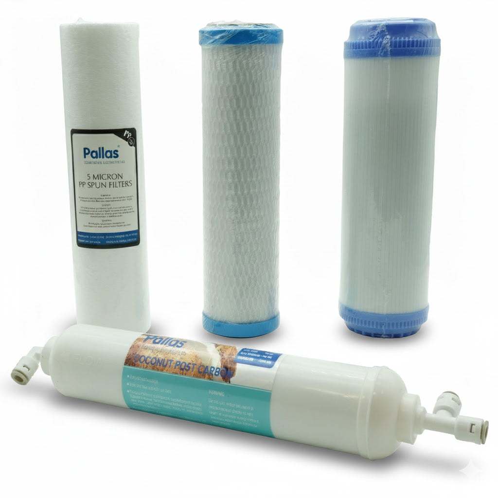 Pallas Viva Filter Replacement Kit for residential reverse osmosis water filtration system maintenance