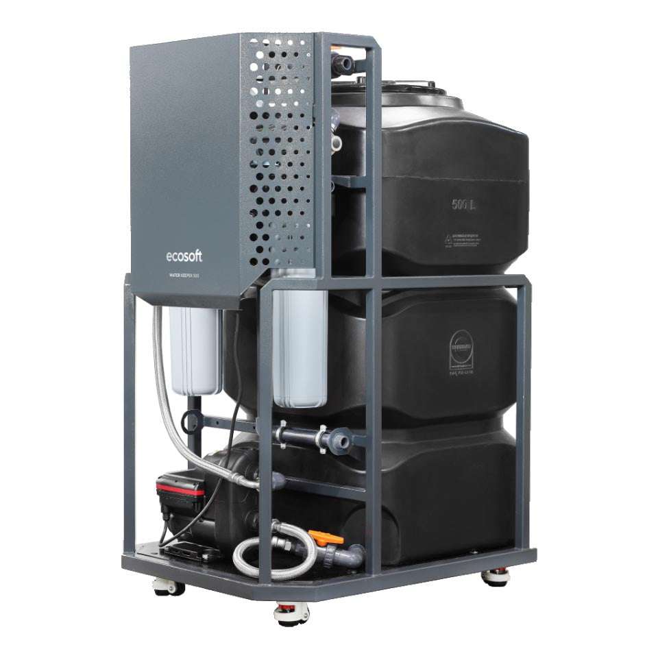 Ecosoft Smart Water Keeper 500-liter water tank for efficient water storage and delivery