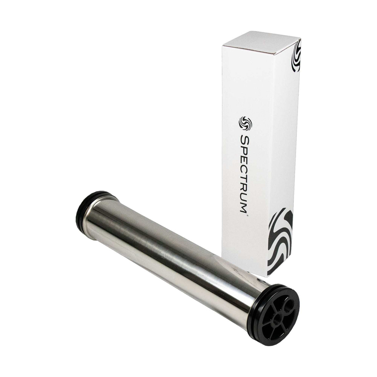 SPECTRUM WWH4021 stainless steel reverse osmosis housing with box, seamless design.