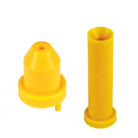 Fleck 29225 Injector Nozzle & Throat 1700/1710 #3C Yellow