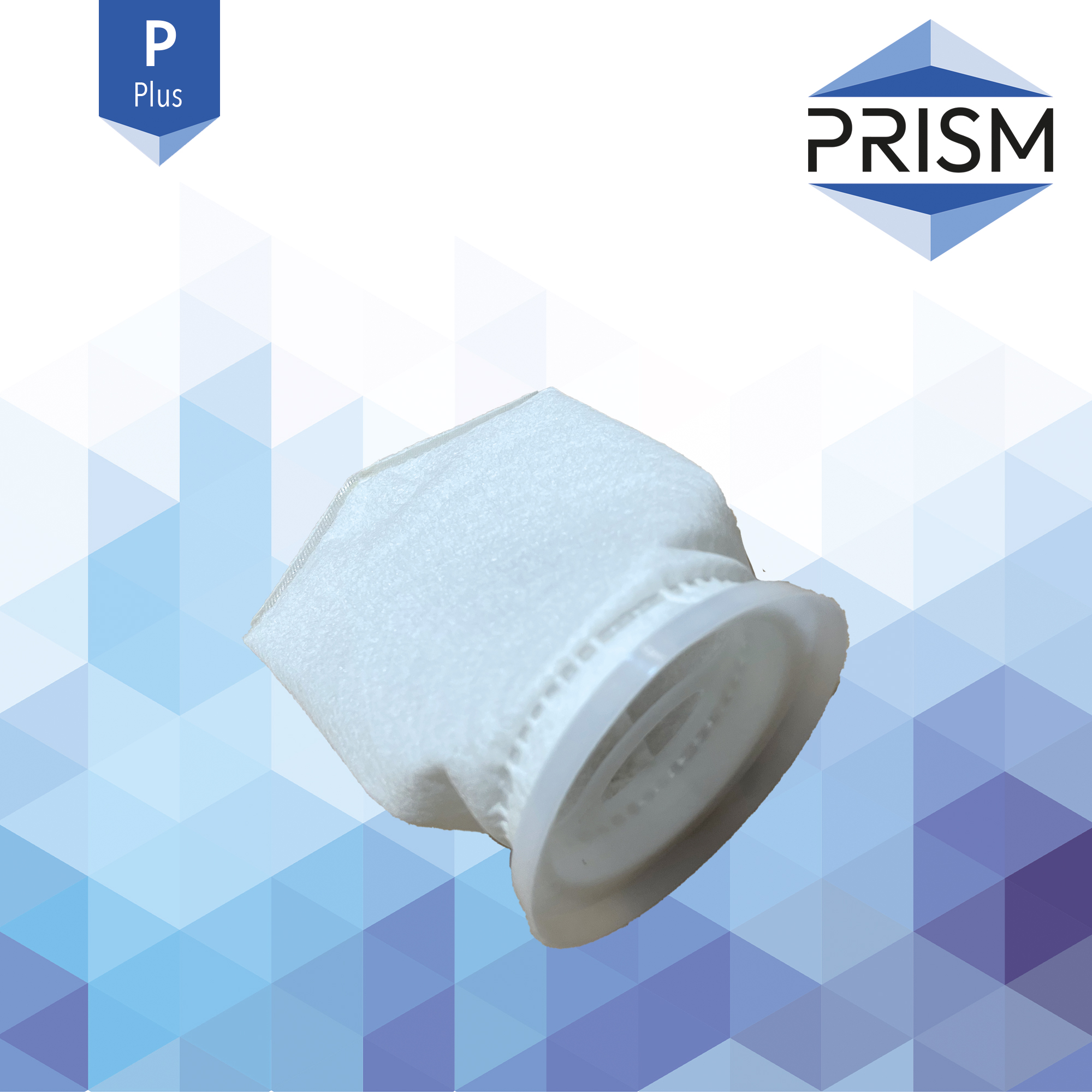 FB-PL-200-4x9-P    PRISM PLUS RANGE :  Bag Polyester 200 micron Size 3 Polypropylene Flared Neck
