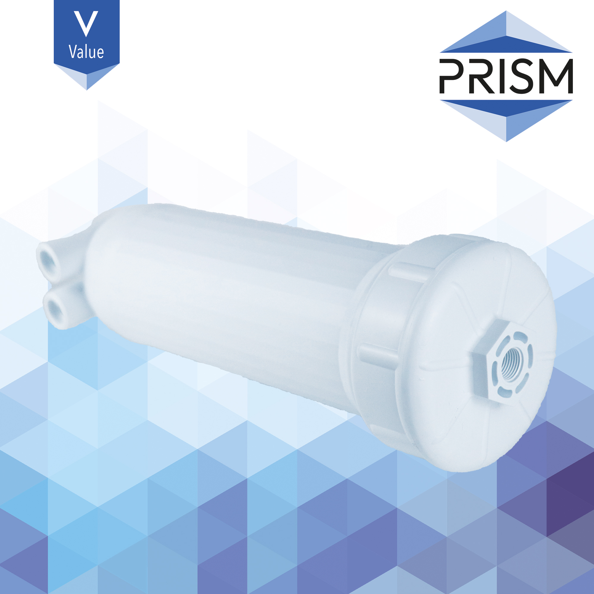 ROH-PP-3x12-3/8-C    PRISM CORE RANGE :  3012 Membrane Housing 3/8