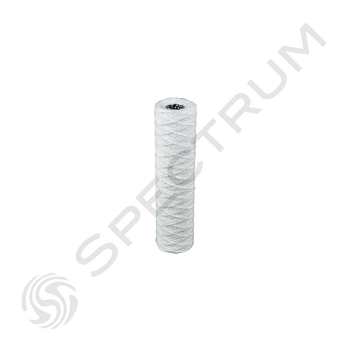 SPECTRUM SWC-1-10 Wound Cotton Filter Cartridge with Stainless Steel Core  1 micron  10