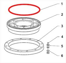 Pentair Structural O-Ring  Flanged System  6