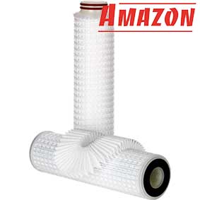 03PP050-090SP Amazon SupaPleat II Polypropylene Absolute Rated Pleated Filter 50 micron 249 mm 9 3/4