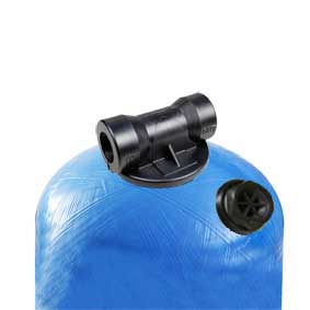 Dome Hole (Easy Fill) Vessel with Clack 890 In/Out Head  3/4
