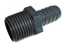 Fleck 22359SP Hose Barb Straight Hot Water