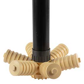 Clack 63mm Riser Tube with threaded Lateral System 0.2mm slots