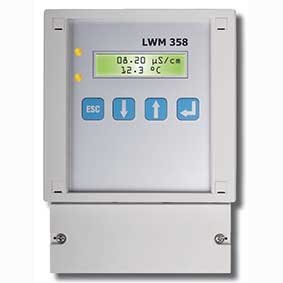 Digital Conductivity Meters for Wall Mounting, LWM 358-W