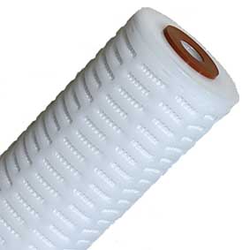 PPP-50-93/4LD : SPECTRUM Premier Pleat Polypropylene Filter 50 micron 9 3/4'' LD DOE/Silicone Gaskets - BOX QUANTITY OF 4 