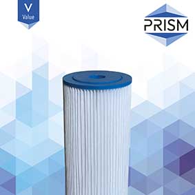 FC-SPPL-20-L10-1X-V PRISM VALUE RANGE : Polyester Pleated Filter 20 micron 9 3/4