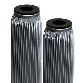 SPS-75-10-V : SPECTRUM INOX Stainless Steel Filter 75 Micron 10'' DOE VITON Gaskets