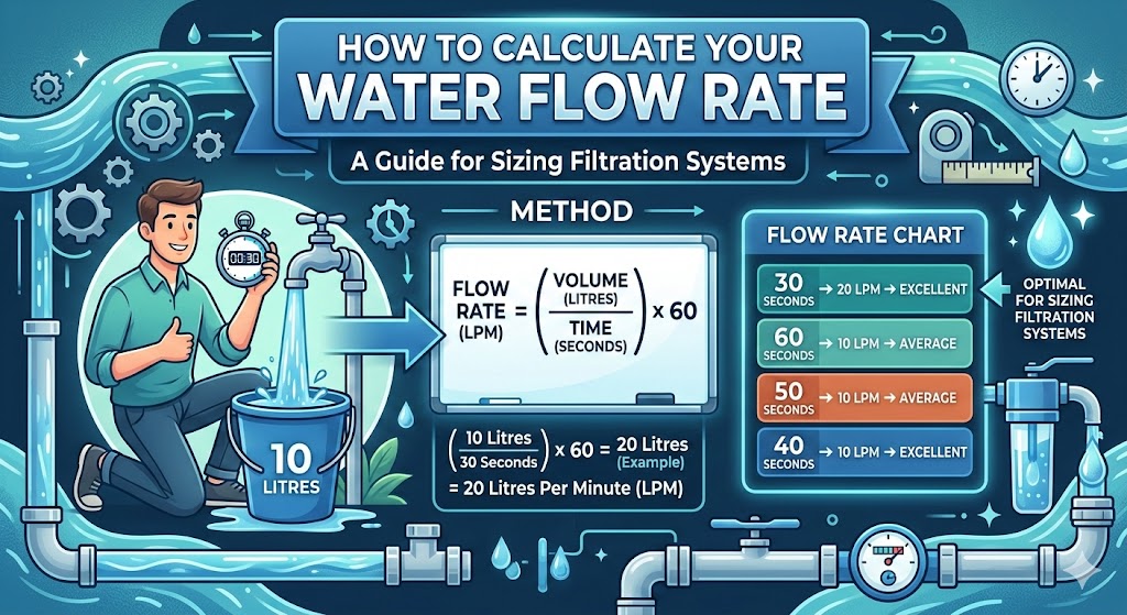 How to Calculate Your Water Flow Rate: A Guide for Sizing Filtration Systems