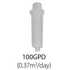 FLOWRESTRICTOR-100GPD : AXEON Capillary Flow Restrictor 100GPD White | GAPS Water Treatment