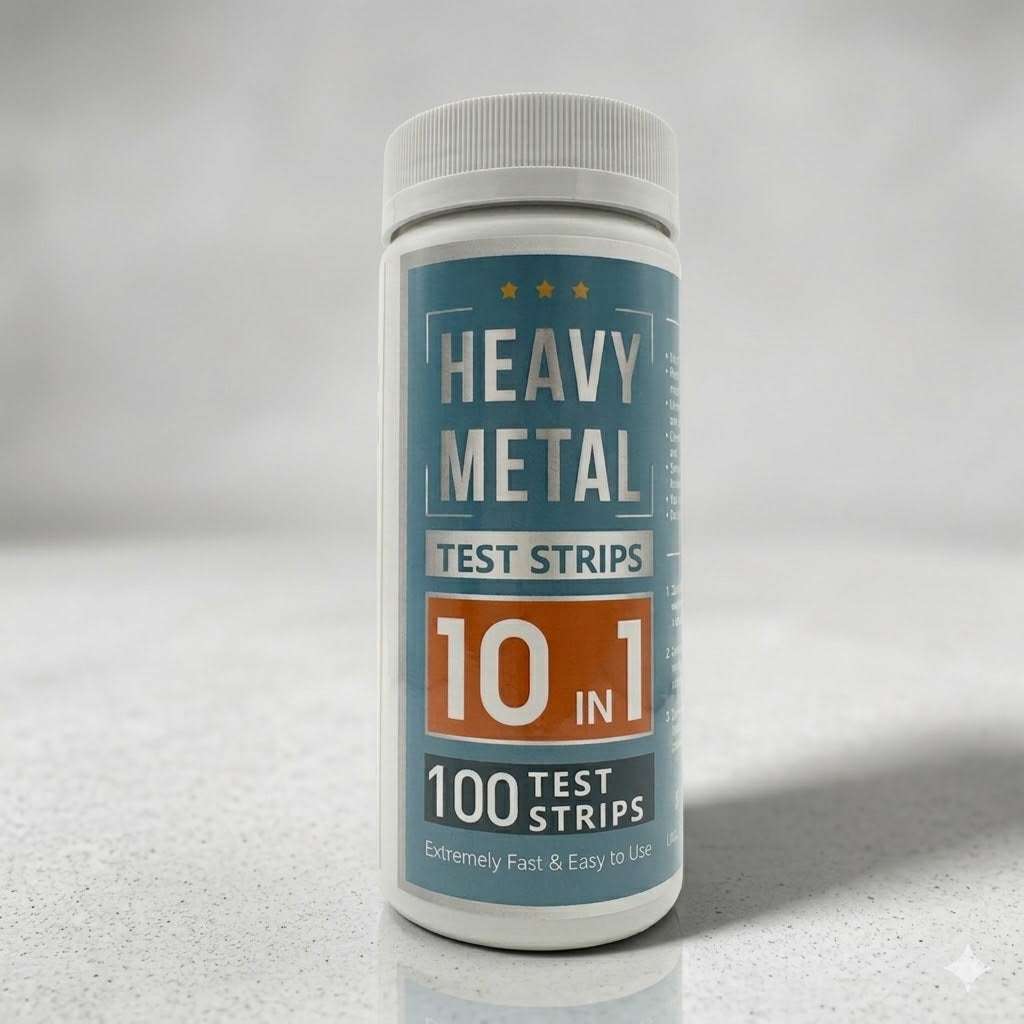 10 in 1 Heavy Metal Test Strips (100 Test Strips)