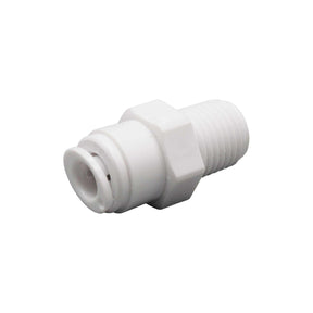 SC-S-T4P4 : SPECTRUM Connector Straight 1/4" Male Thread / 1/4" Push Fit
