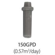 FLOWRESTRICTOR-150GPD : AXEON Capillary Flow Restrictor 150GPD Grey | GAPS Water Treatment