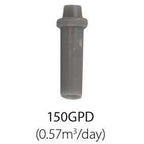 FLOWRESTRICTOR-150GPD : AXEON Capillary Flow Restrictor 150GPD Grey | GAPS Water Treatment