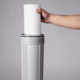 Ecosoft Aquapoint XL Duo whole house water filter with dual filtration on steel rack for clean water in small homes