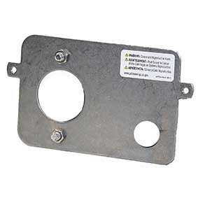 Fleck 18709-50 Back Plate 2900/2910 Lower | GAPS Water Treatment