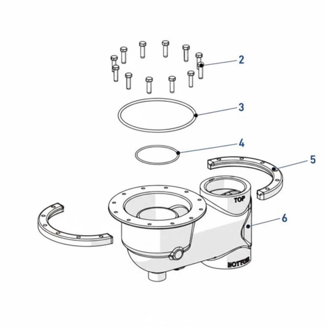 Fleck 18926 Tank Adapter 3900 Side Mounted