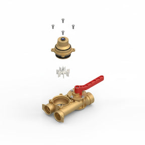 Fleck 26007-10 Eco Bypass Assembly 8m³ & Red Handle