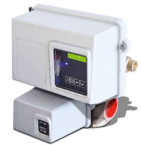 Fleck 2910/1650 NXT2 Chrono NXT Down Flow NBP industrial water softener control valve with brass body and electronic controller