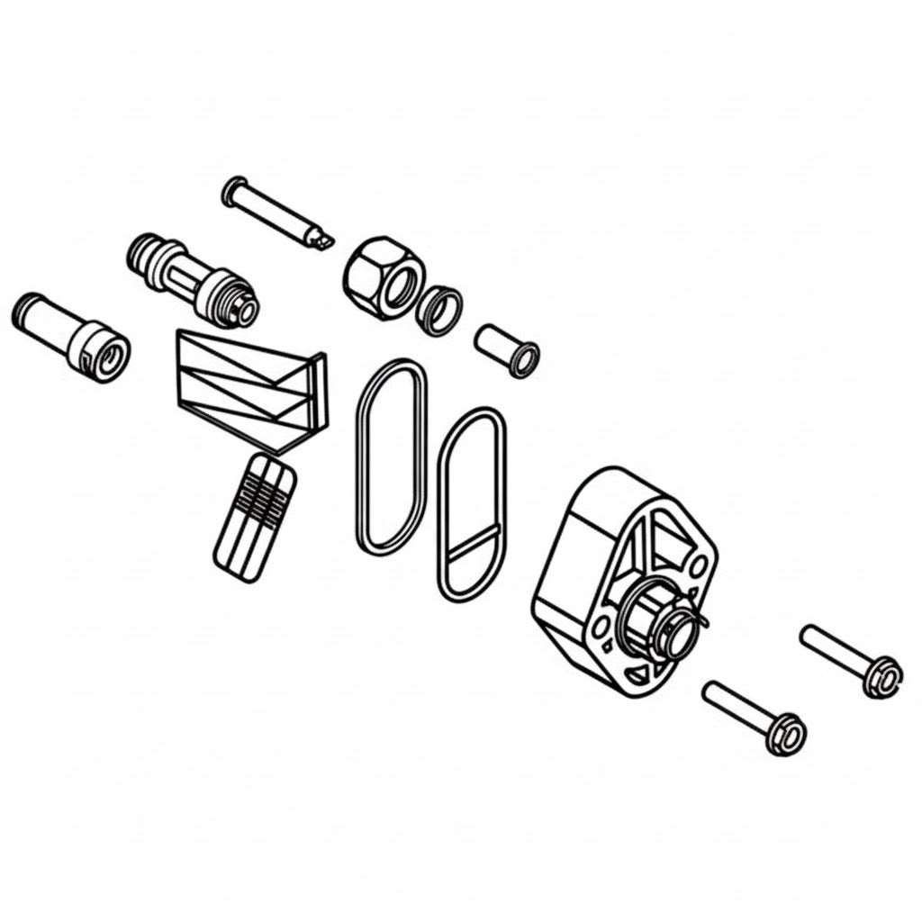 Fleck 29153 Injector kit 5800 DF #000 to 3