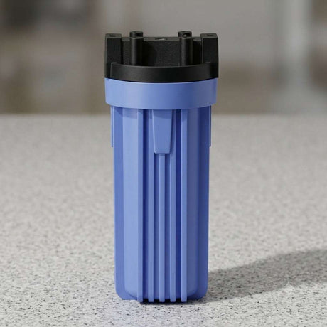 Pentair Pentek 2G Standard Housing 10 inch clear water filter housing with pressure relief button and cartridge compatibility