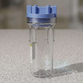 Pentair Pentek 2G Standard Housing 10 inch clear water filter housing unit with pressure relief button