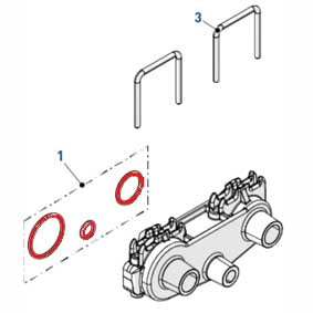 Autotrol 3031825 Kit O-Ring Manifold