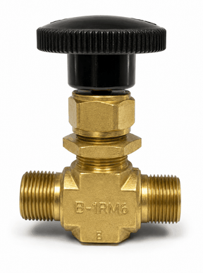 B-1RM6 Whitey Needle Valve 3/8 inch brass regulating valve for RO systems