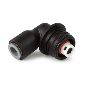Clack V4144-01 Elbow 3/8 Liquifit assembly with Refill Flow Control