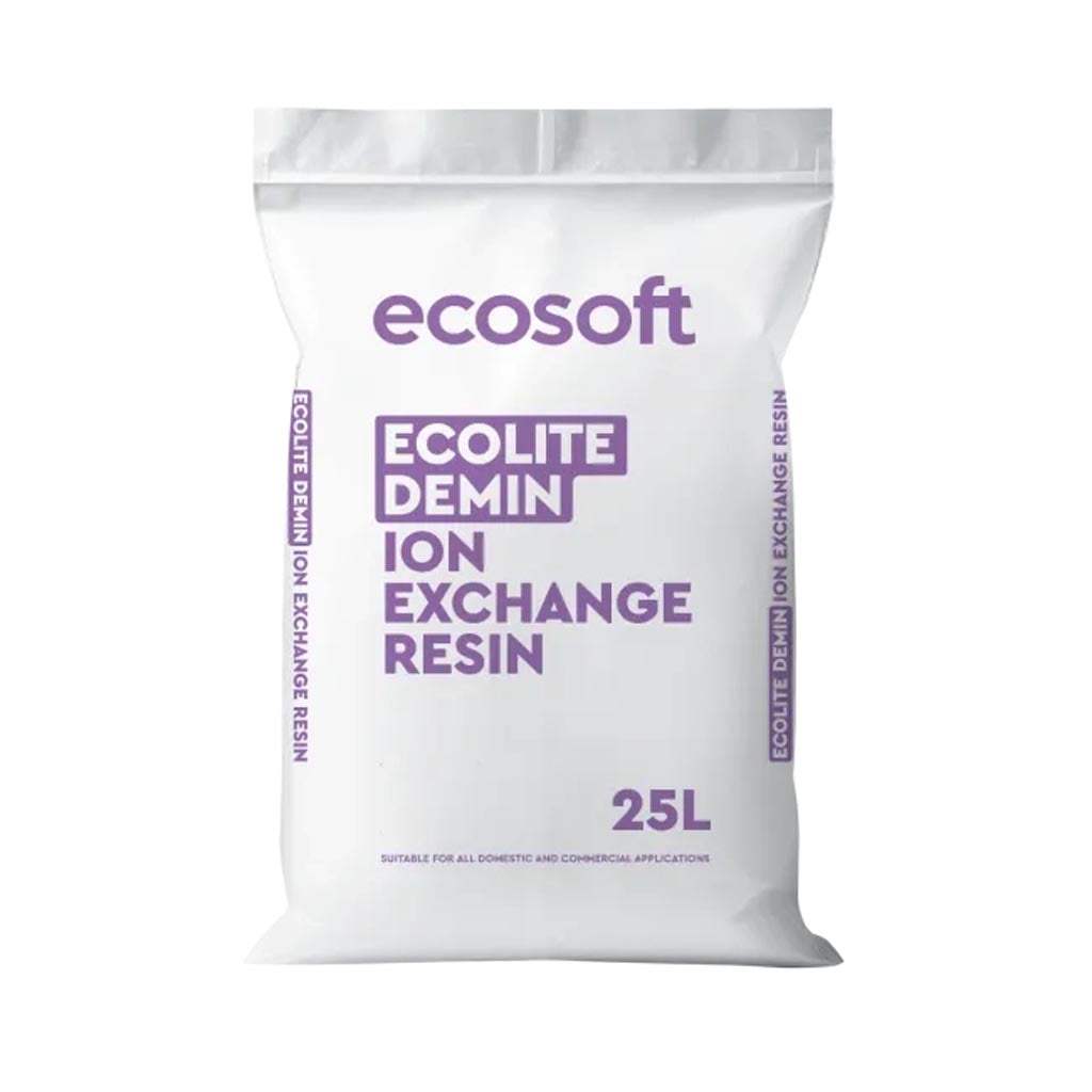 Ecosoft Ecolite Demin Equilibrated Mixed Bed Ion Exchange Resin 25 L