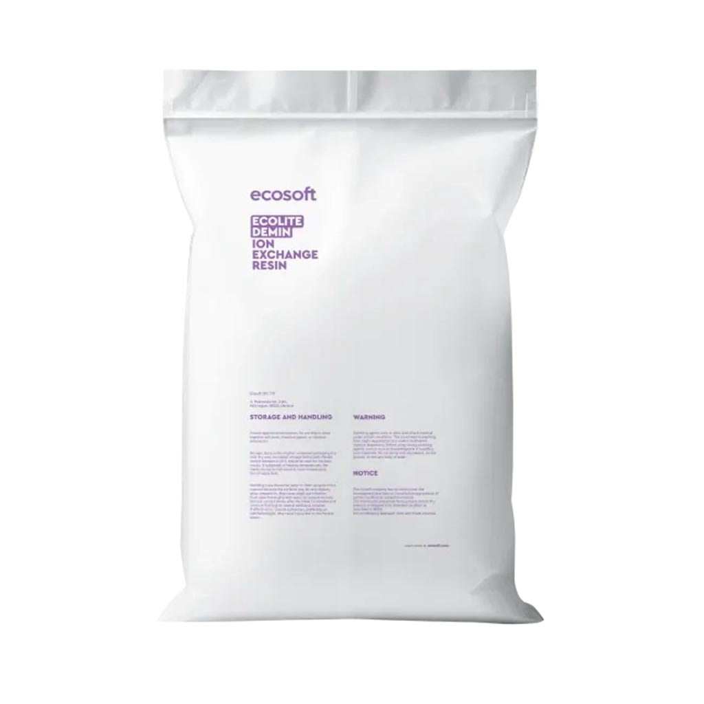 Ecosoft Ecolite Demin Equilibrated Mixed Bed Ion Exchange Resin 25 L