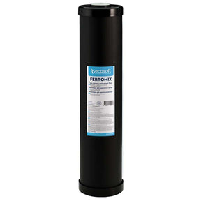 Ecosoft Iron Reduction Filter 4.5x20 inch for well water iron removal and stain prevention