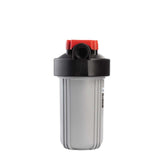 Ecosoft Big Blue 4.5"x10" in-line water filter installed for home water purification system