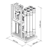 Ecosoft MO36000 4" Reverse Osmosis System 1500 LPH
