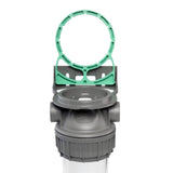 Ecosoft 3P Grey Mono 10" water filter with venturi valve and drain in grey housing